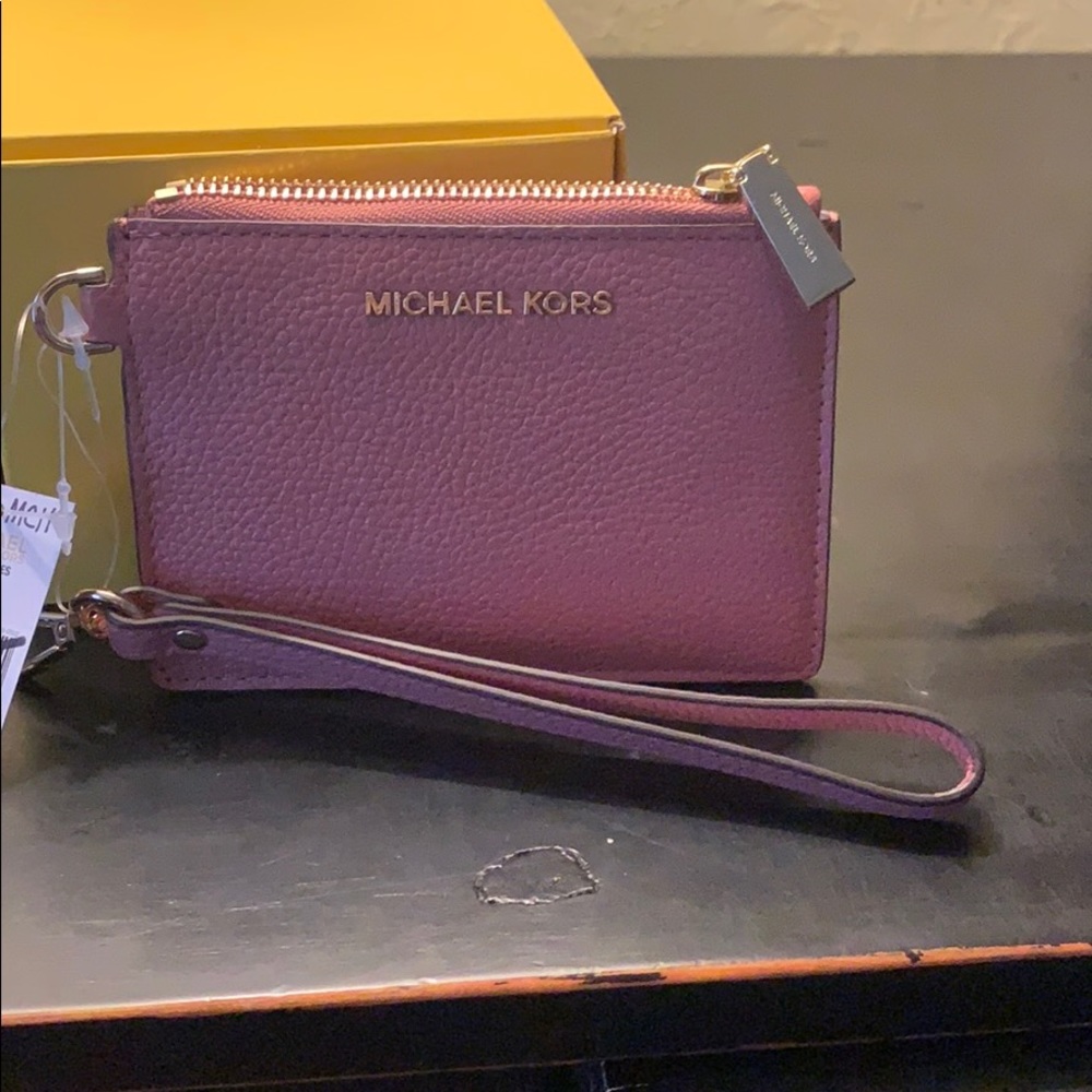 Michael Kors Rose Leather Coin Purse